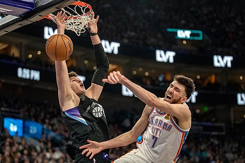 NBA Basketball: Oklahoma City Thunder vs Utah Jazz