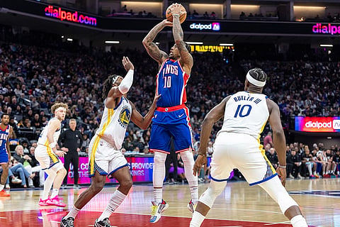 NBA Basketball Game: Sacramento Kings vs Golden State Warriors