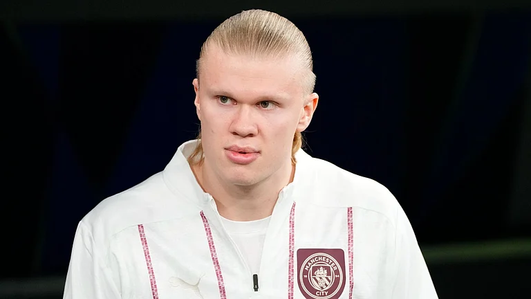 Haaland was an unused substitute against Madrid in midweek - null