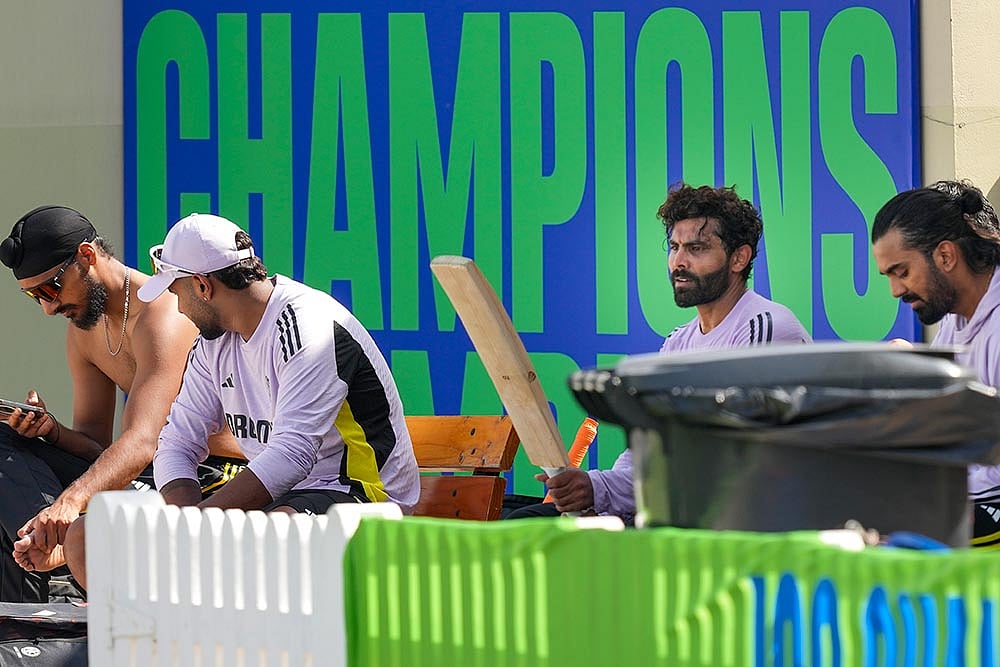 ICC CT 2025: PAK vs IND-India practice