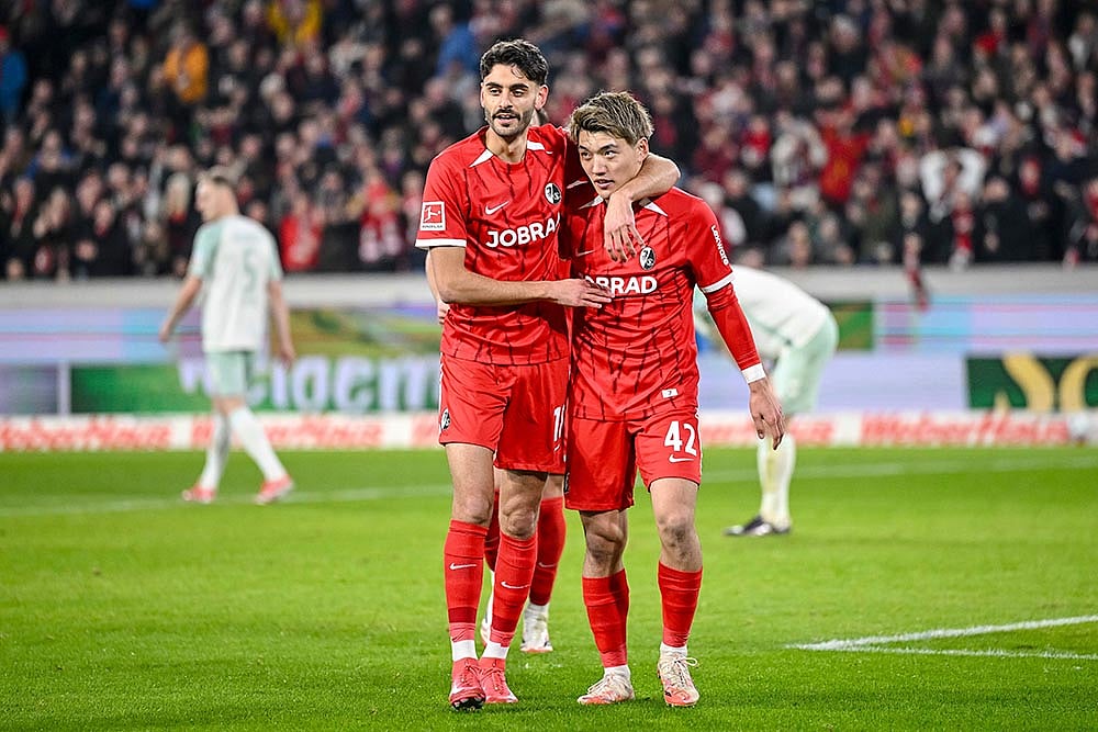 Bundesliga Soccer Match: Freiburg vs Werder Bremen