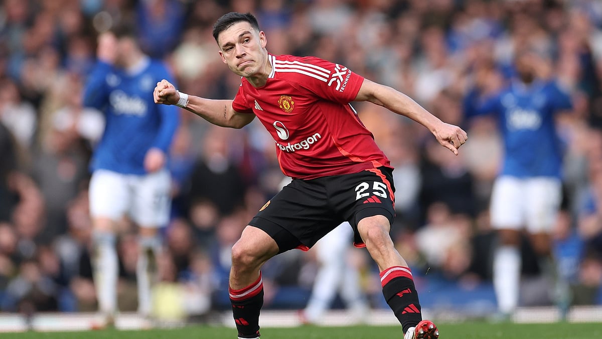 Manchester United goalscorer Manuel Ugarte