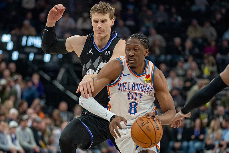 NBA Basketball Game: Utah Jazz vs Oklahoma City Thunder