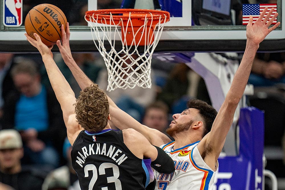 NBA Basketball: Oklahoma City Thunder vs Utah Jazz