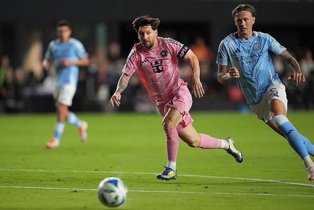 MLS Soccer New York City FC vs Inter Miami: Lionel Messi