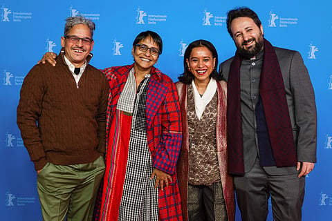 (L-R): Chandan Bisht, Tanushree Das, Tillotama Shome, Saumyananda Sahi