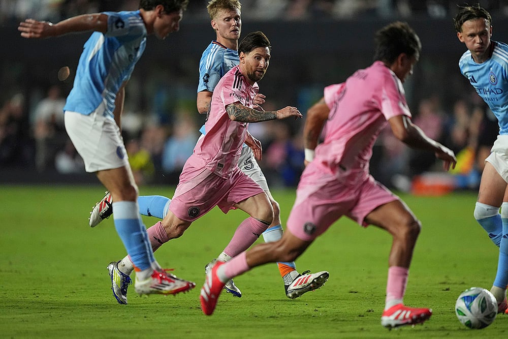 MLS Soccer New York City FC vs Inter Miami: Messi