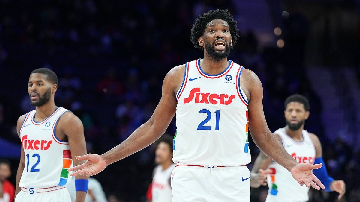 Joel Embiid did not feature in the fourth quarter against the Brooklyn Nets.