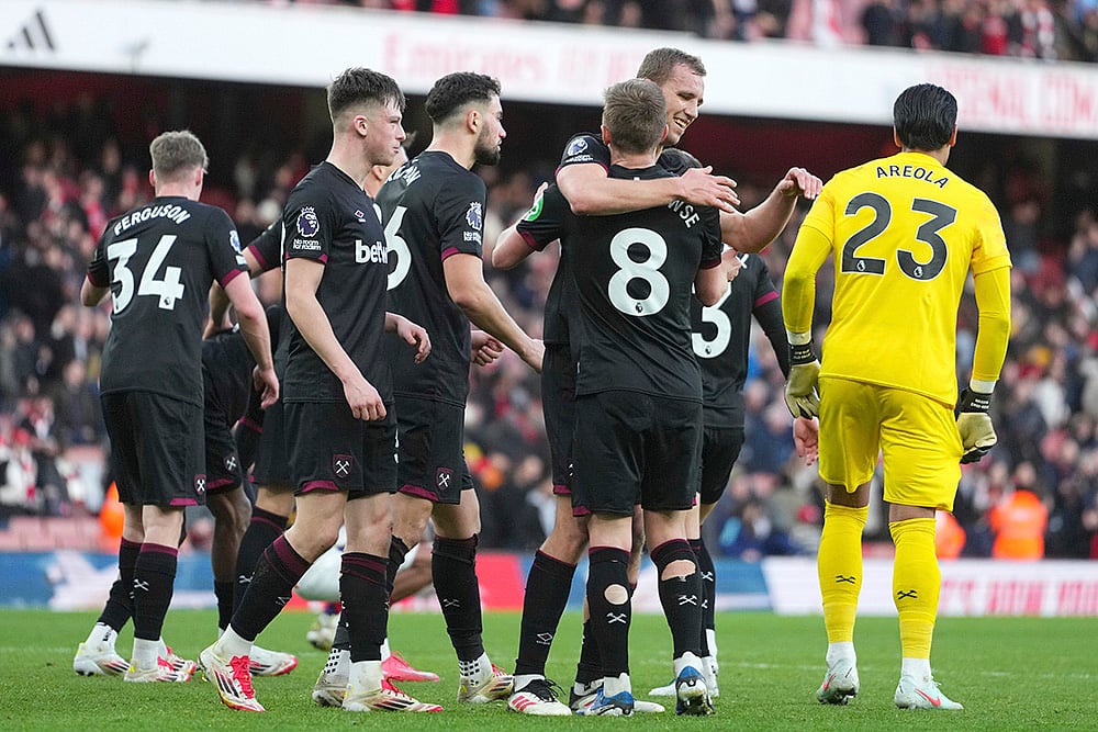 English premier league soccer 2024-25 Arsenal FC vs West Ham United: 1
