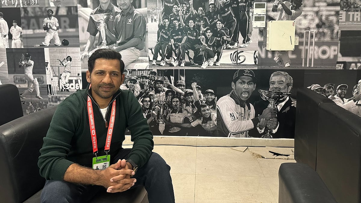 Photo: X | Sarfaraz Ahmed : Former Pakistan captain Sarfaraz Ahmed.