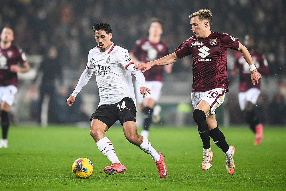 Italian Soccer Serie A 2024-25 Torino vs AC Milan: 