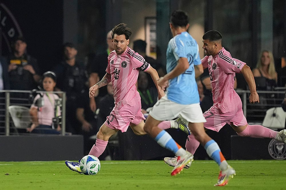 MLS Soccer New York City FC vs Inter Miami: Lionel Messi