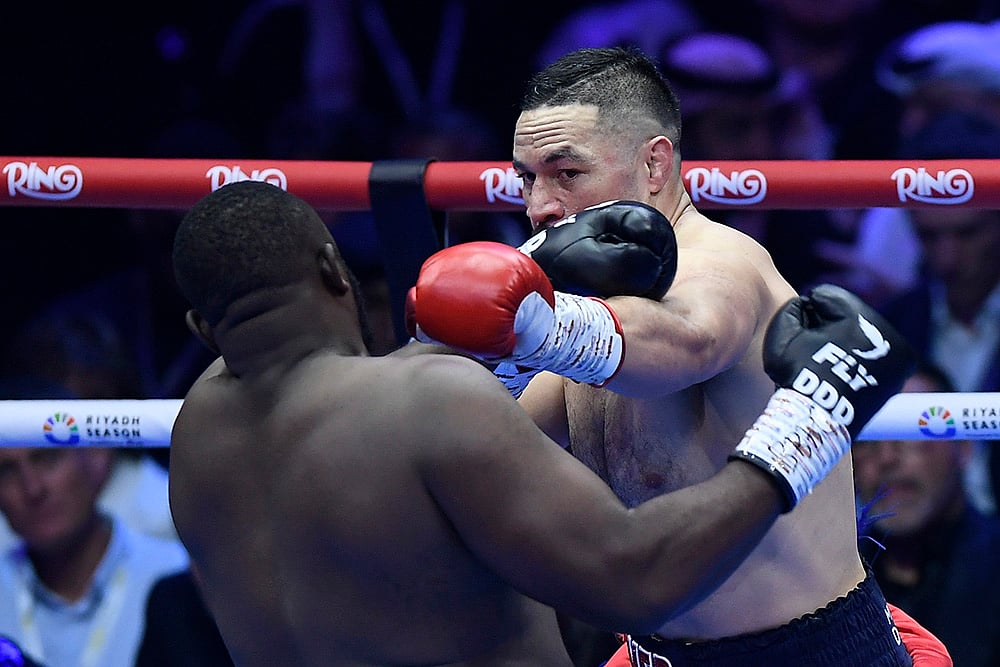 Saudi Arabia Parker Bakole Boxing WBO Heavyweight Interim Title Joseph Parker vs Martin Bakole