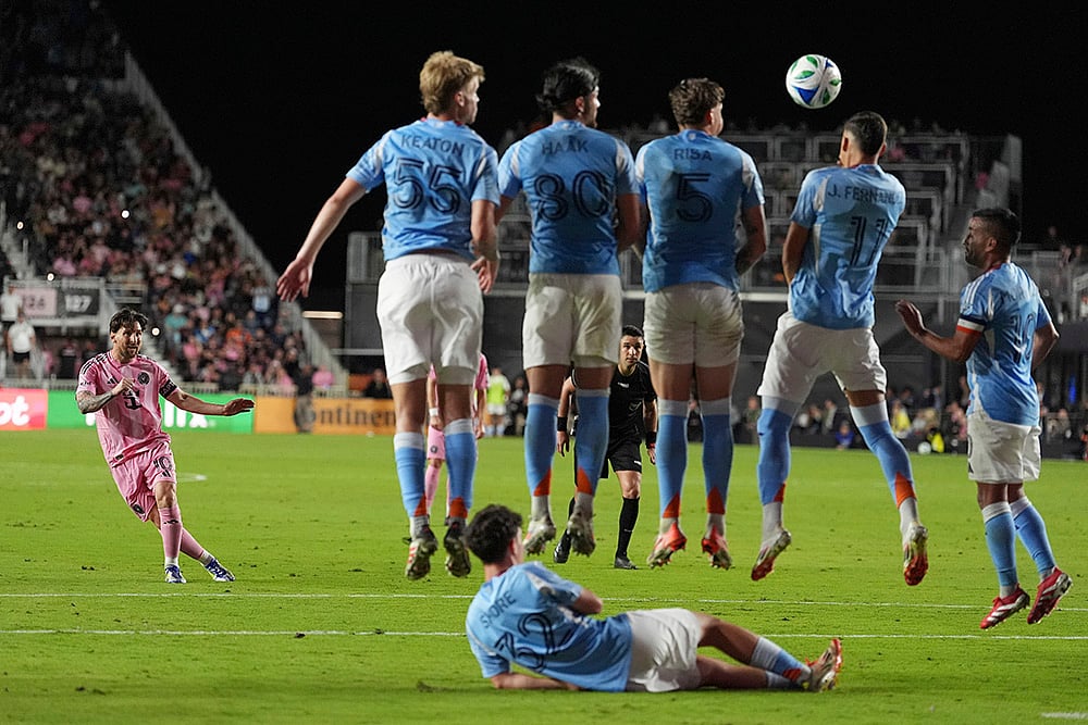 MLS Soccer New York City FC vs Inter Miami: Lionel Messi 