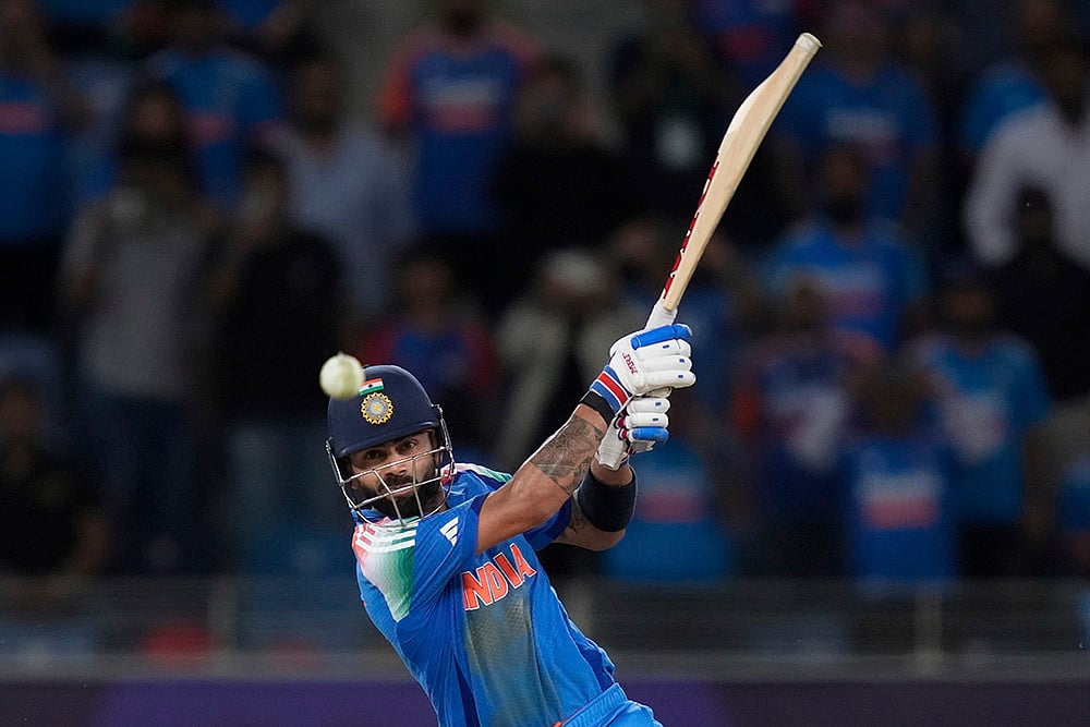 ICC Champions Trophy, IND vs PAK: India's Virat Kohli hits winning runs  - | Photo: AP/Altaf Qadri