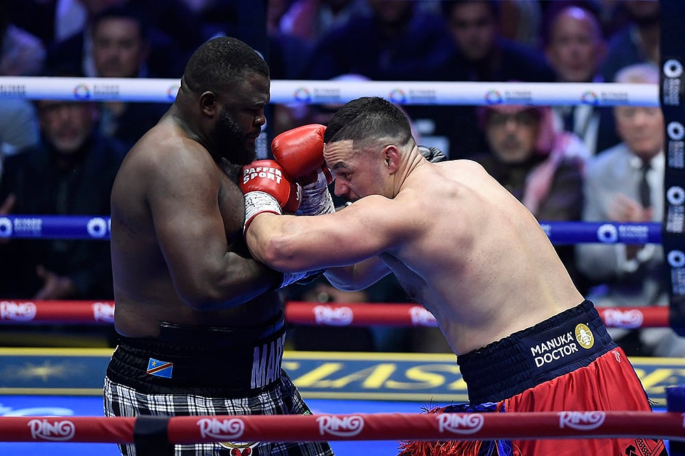 Saudi Arabia Parker Bakole Boxing WBO Heavyweight Interim Title Joseph Parker vs Martin Bakole