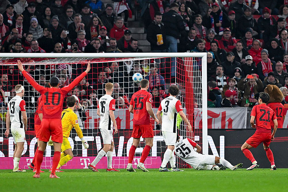 Germany Soccer Bundesliga Bayern Munich vs Eintracht Frankfurt match: Hiroki Ito