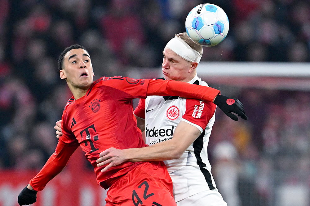 Germany Soccer Bundesliga Bayern Munich vs Eintracht Frankfurt match: Jamal Musiala