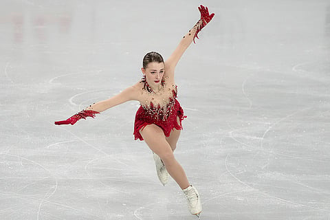 ISU Four Continents Figure Skating Championships: Sarah Everhardt during the women's free skating
