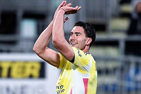 Serie A Soccer Match: Juventus vs Cagliari Calcio