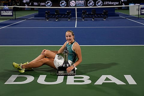Dubai Duty-Free Tennis Championship: Russia's Mirra Andreeva 