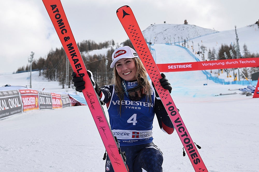 Italy Alpine Skiing World Cup womens slalom: Mikaela Shiffrin