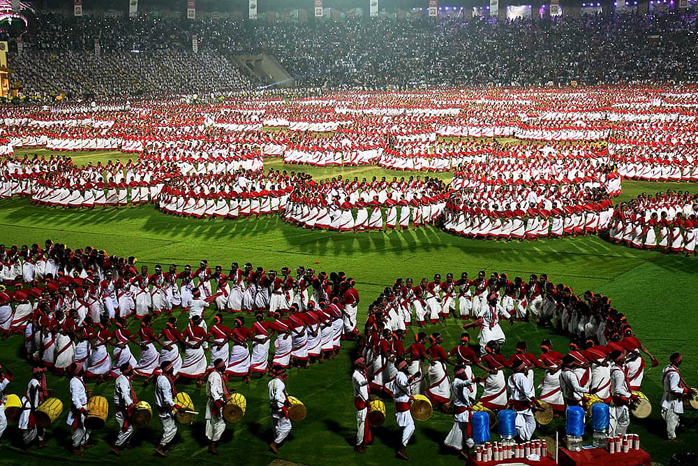 Jhumoir dance event