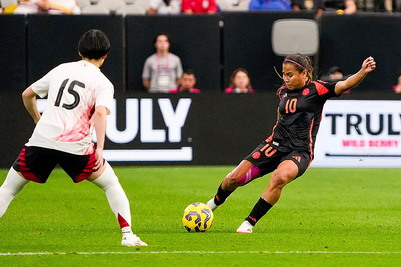 SheBelieves Cup Soccer Colombia vs Japan: Leicy Santos