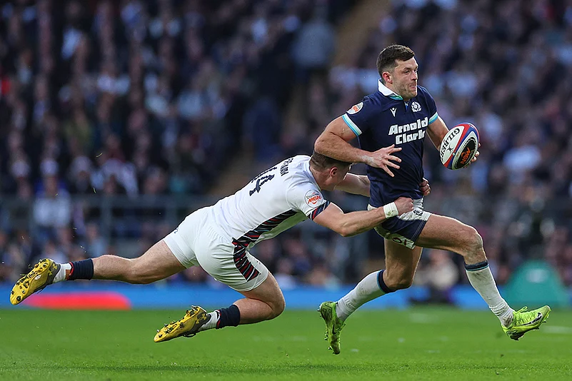 England vs Scotland Guinness Men’s Six Nations Rugby match: Tommy Freeman