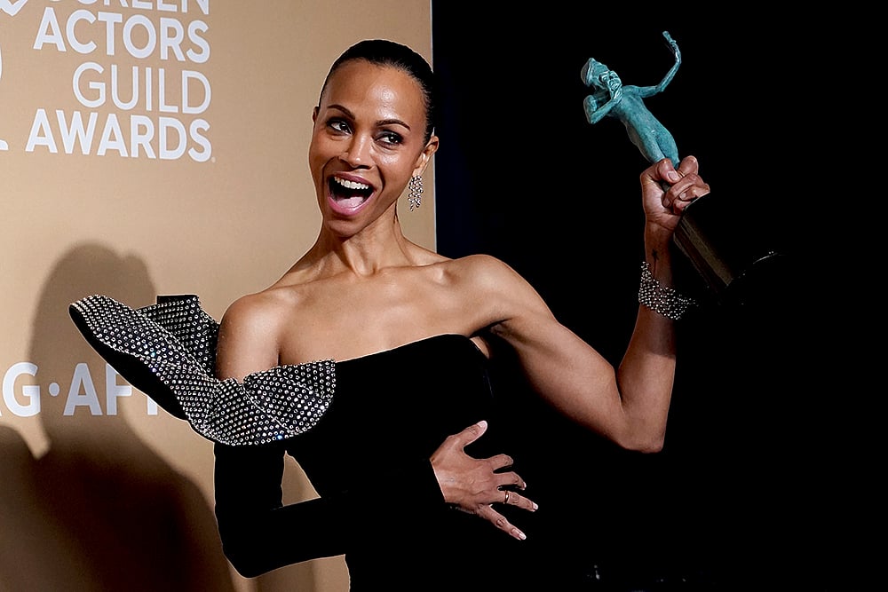 SAG Awards 2025 31st annual Screen Actors Guild Awards pics_Zoe Saldana