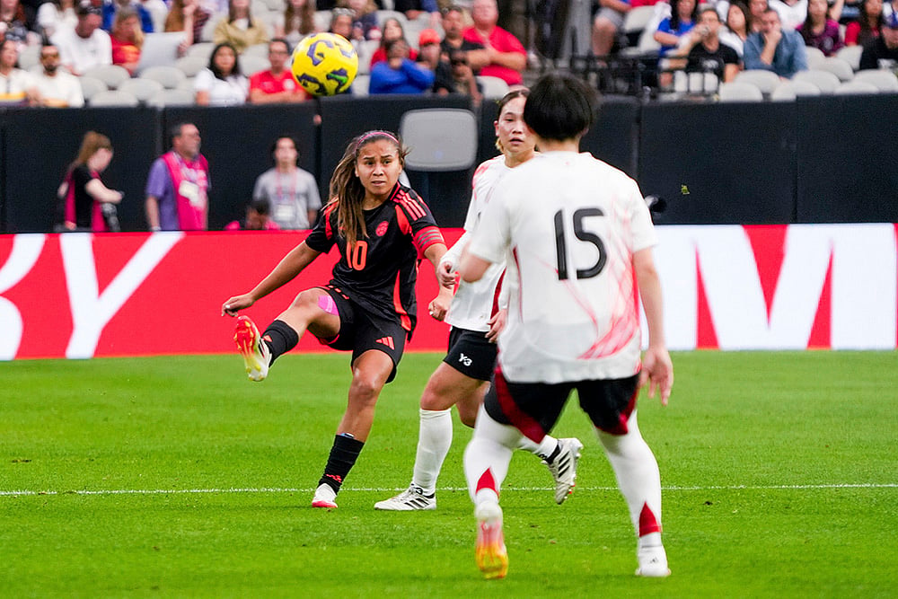 SheBelieves Cup Soccer Colombia vs Japan: Leicy Santos