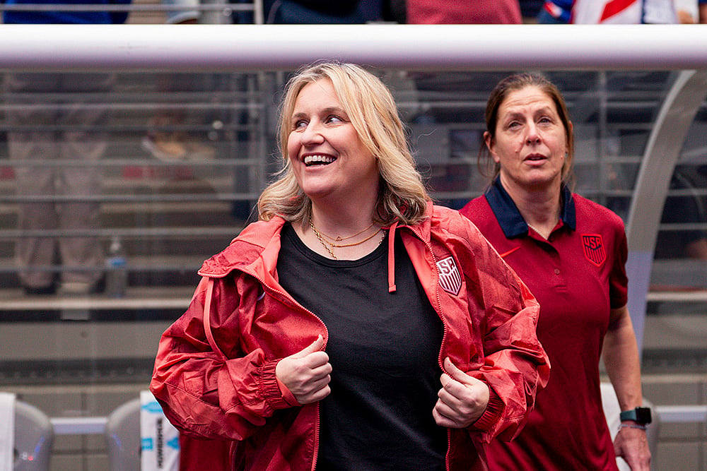 SheBelieves Cup womens soccer tournament Australia vs US: Emma Hayes