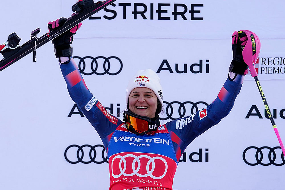 Italy Alpine Skiing World Cup womens slalom: Zrinka Ljutic