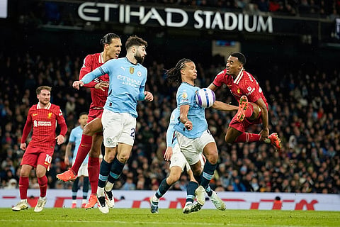 English Premier League Soccer Match: Manchester City vs Liverpool