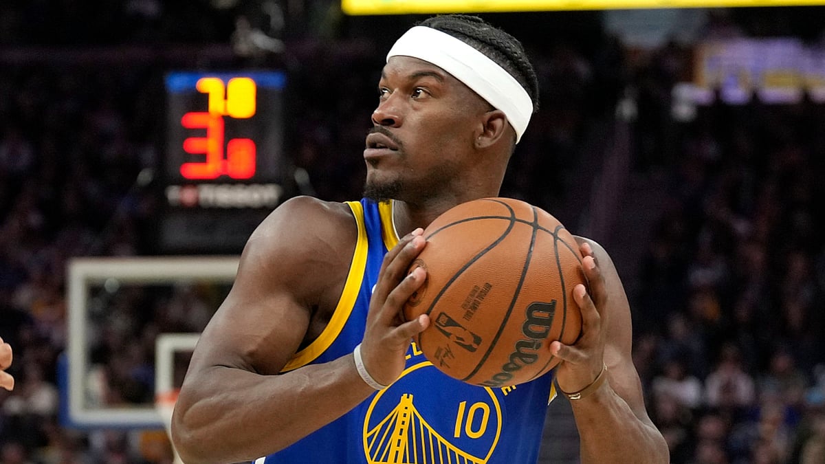 Jimmy Butler in action for the Warriors
