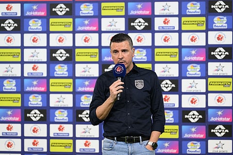 Odisha FC manager Sergio Lobera after the match