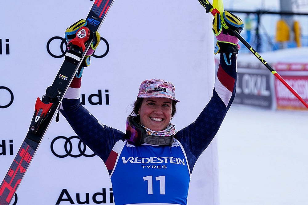 Italy Alpine Skiing World Cup womens slalom: Paula Moltzan 