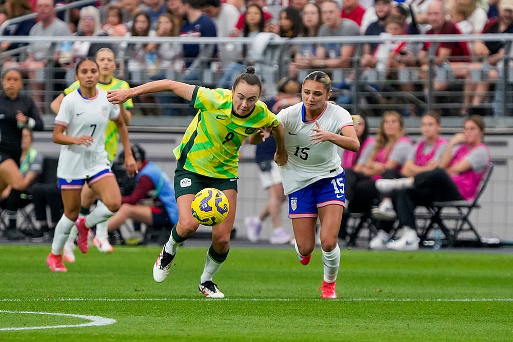 SheBelieves Cup womens soccer tournament Australia vs US: Caitlin Foord