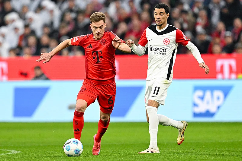 Germany Soccer Bundesliga Bayern Munich vs Eintracht Frankfurt match: Joshua Kimmich