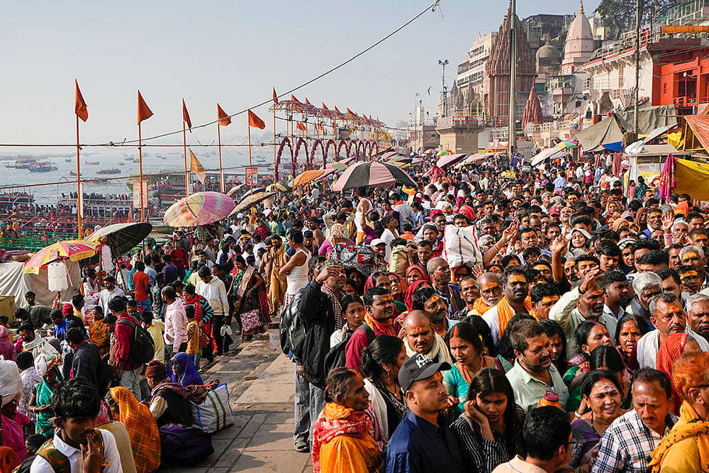 Devotees in Varanasi ahead of Shivaratri