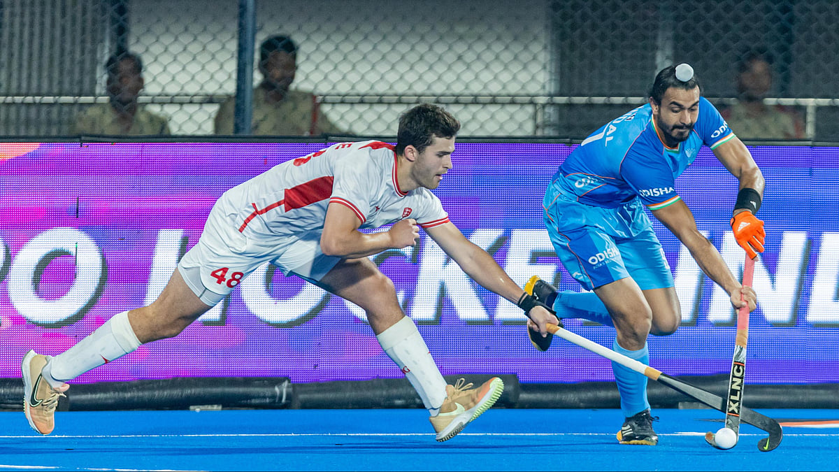 Photo: Hockey India : India Vs England, FIH Pro League 2024-25.