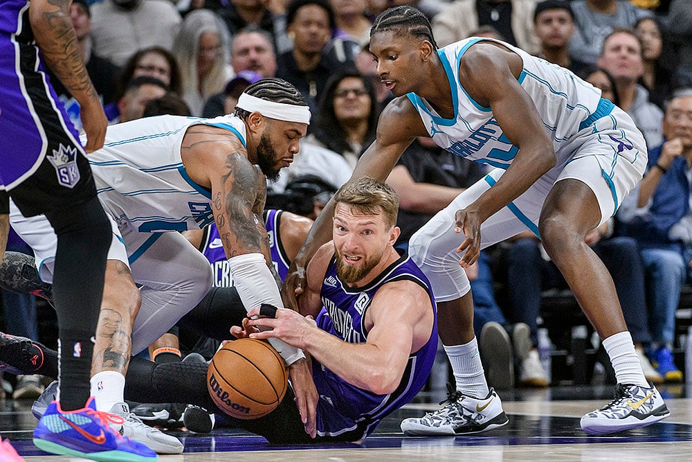 NBA Basketball Charlotte Hornets vs Sacramento Kings: Miles Bridges