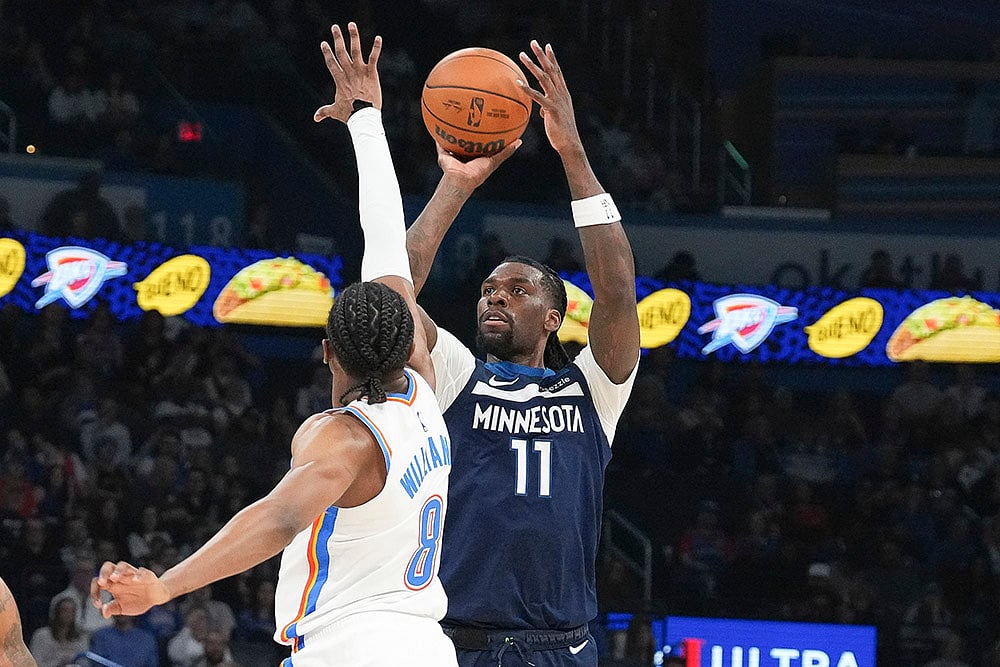 NBA Basketball Minnesota Timberwolves vs Oklahoma City Thunder: Naz Reid 