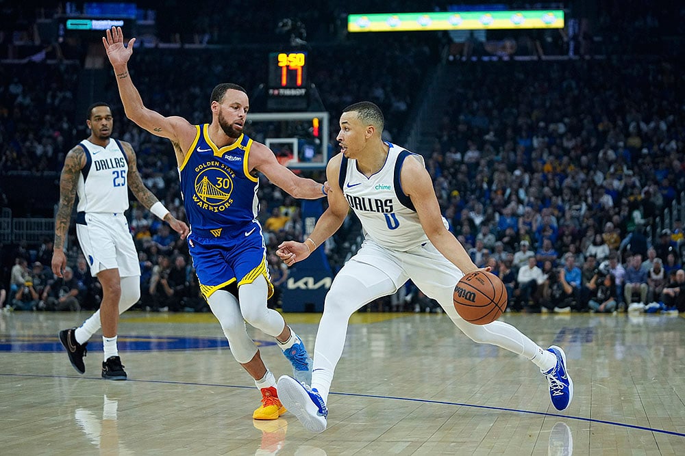 NBA Basketball 2024-25 Dallas Mavericks vs Golden State Warriors: Max Christie