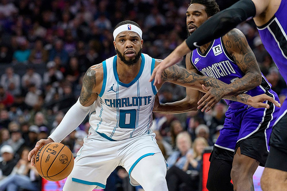 NBA Basketball Charlotte Hornets vs Sacramento Kings: Malik Monk