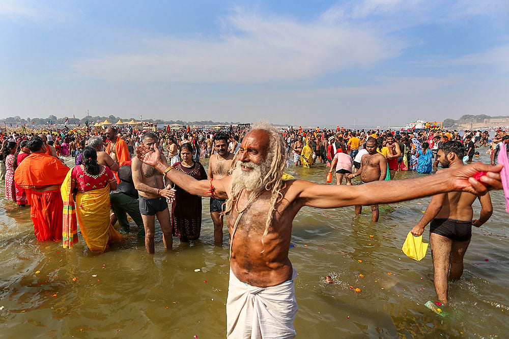 | Photo: PTI : Maha Kumbh Mela 2025 