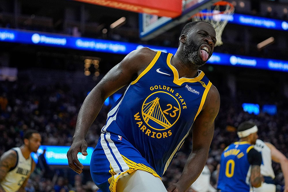 NBA Basketball 2024-25 Dallas Mavericks vs Golden State Warriors: Draymond Green