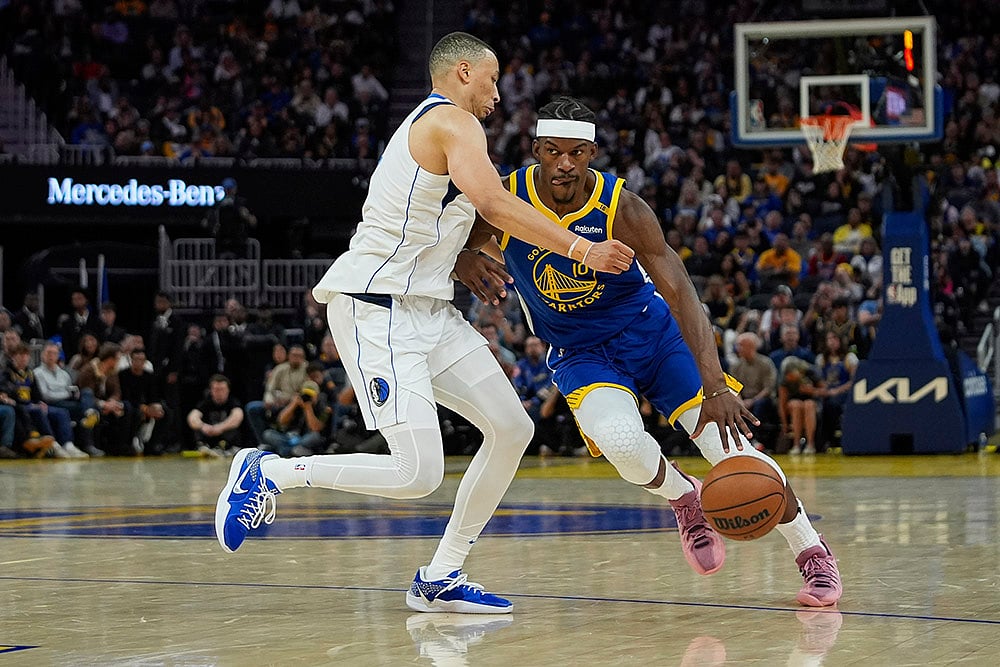 NBA Basketball 2024-25 Dallas Mavericks vs Golden State Warriors: Jimmy Butler III
