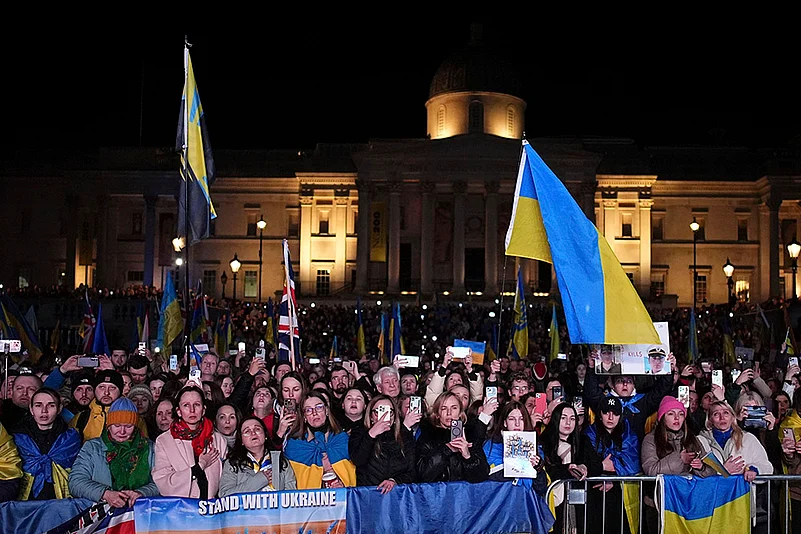 Russia Ukraine War third anniversary_London