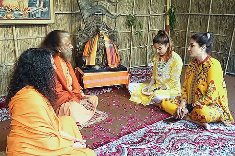 Raveena Tandon at Kumbh Mela 2025